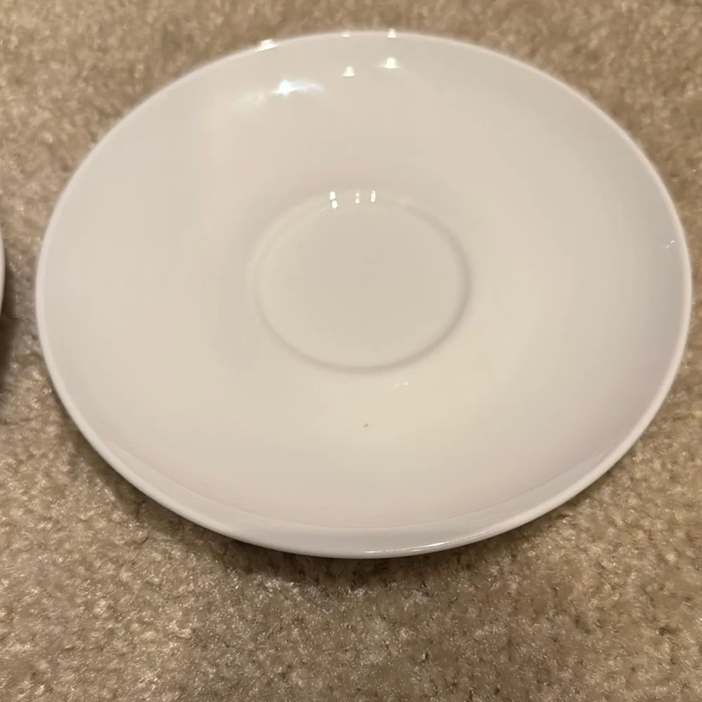 Crate&Barrel White Dining Set (set of 2)